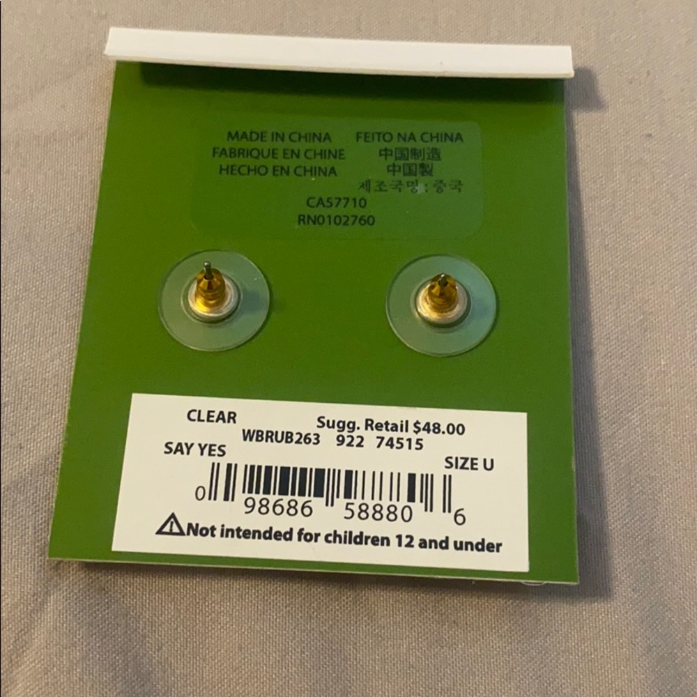 NWT Kate Spade MRS Earrings - Picture 3 of 4